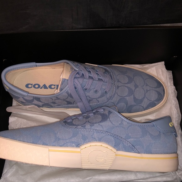 Coach Citysole Skate Sneaker in Light Wash - Picture 7 of 10
